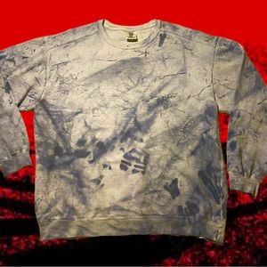 Bleach Dyed Comfort Colors Baggy Fit Sweatshirt